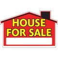 Hy-Ko House For Sale Die Cut Sign 9" x 14", 5PK A22120
